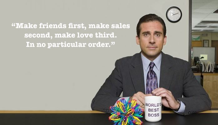 Personalized Sales Email Content -- Michael Scott's Friendly Approach
